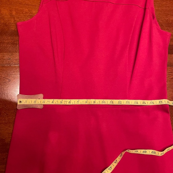 Brooks Brothers NWT Red Rayon Sheath Dress, Size 14 - Picture 4 of 6